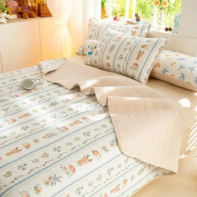 Cotton Dinosaur Bed Cover