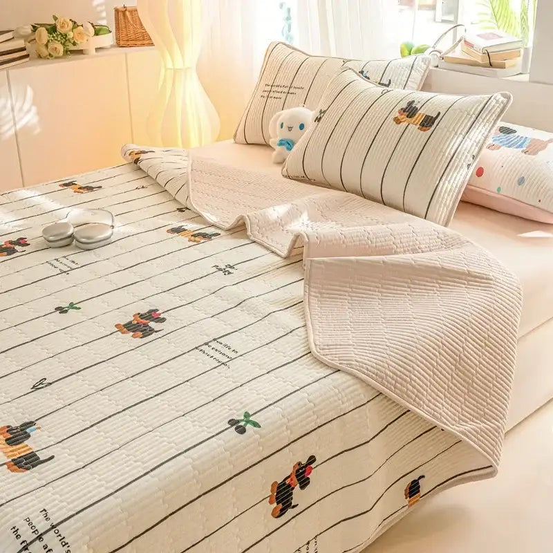 Cotton Dinosaur Bed Cover