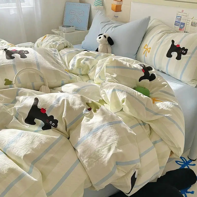 Dog Cupcake Fitted Sheet