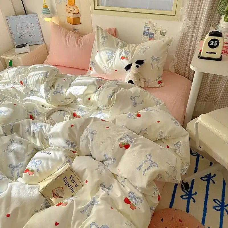 Dog Cupcake Fitted Sheet