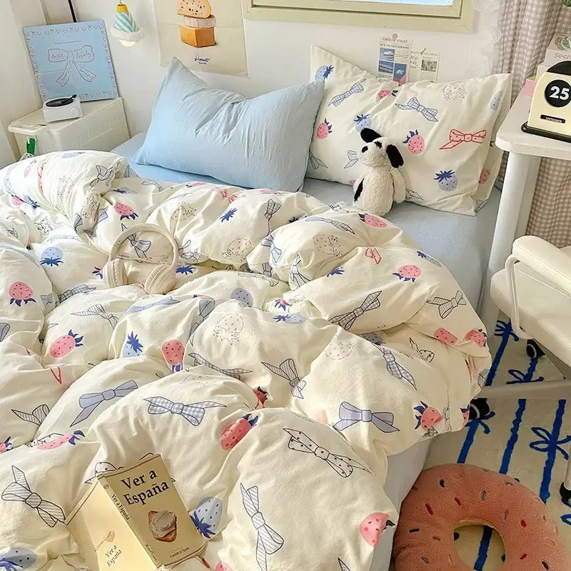 Dog Cupcake Fitted Sheet