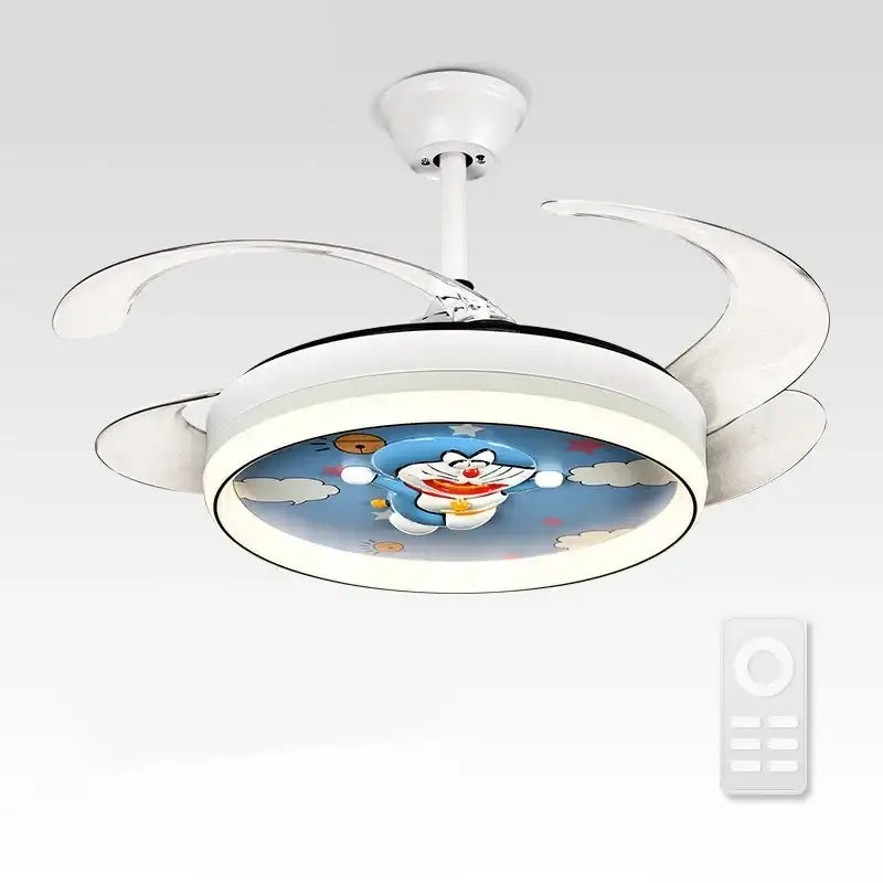 White Cartoon Ceiling Fan