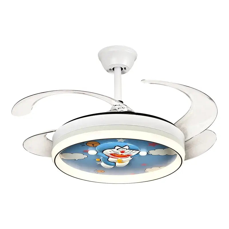 White Cartoon Ceiling Fan