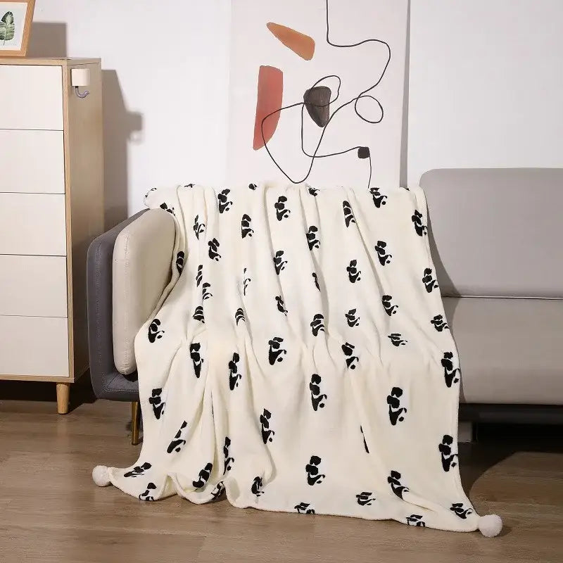 White Flannel Fleece Blanket