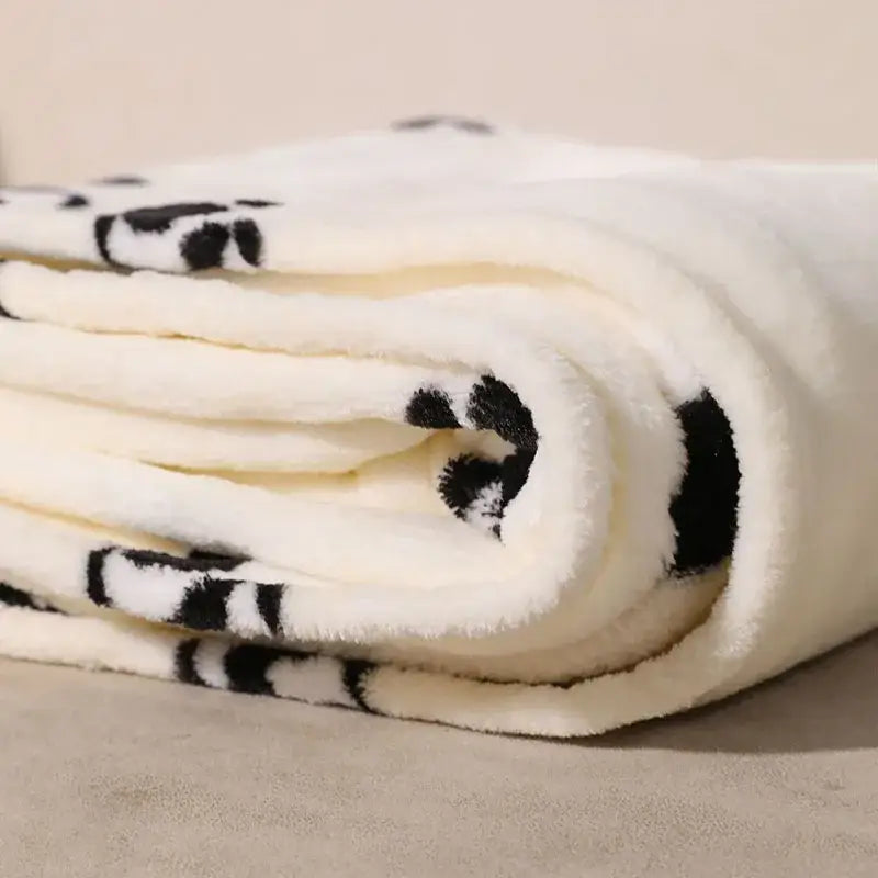 White Flannel Fleece Blanket