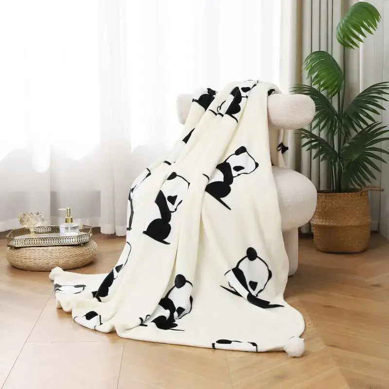 White Flannel Fleece Blanket