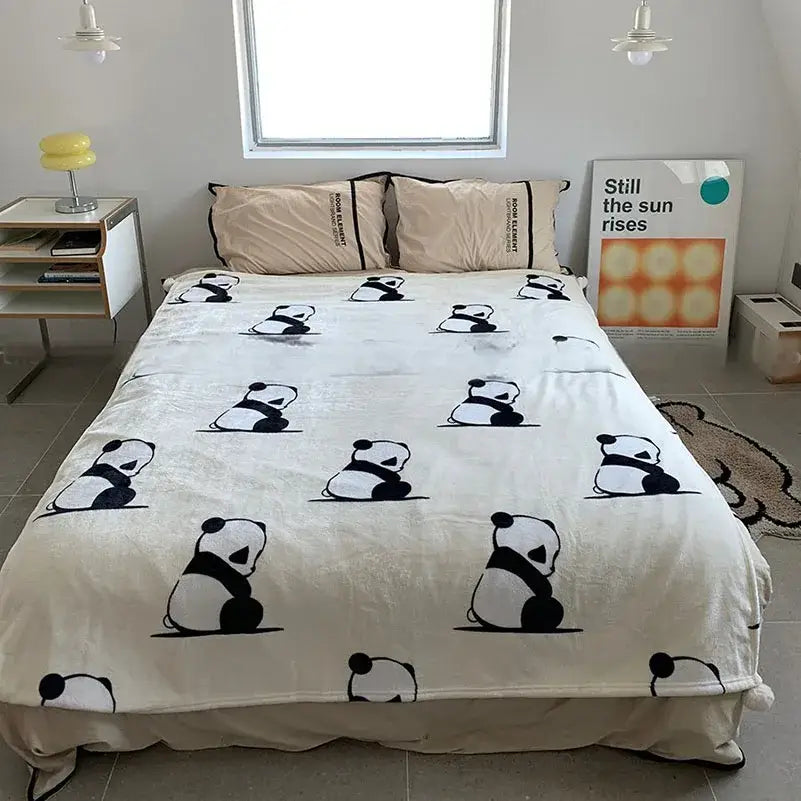 White Flannel Fleece Blanket