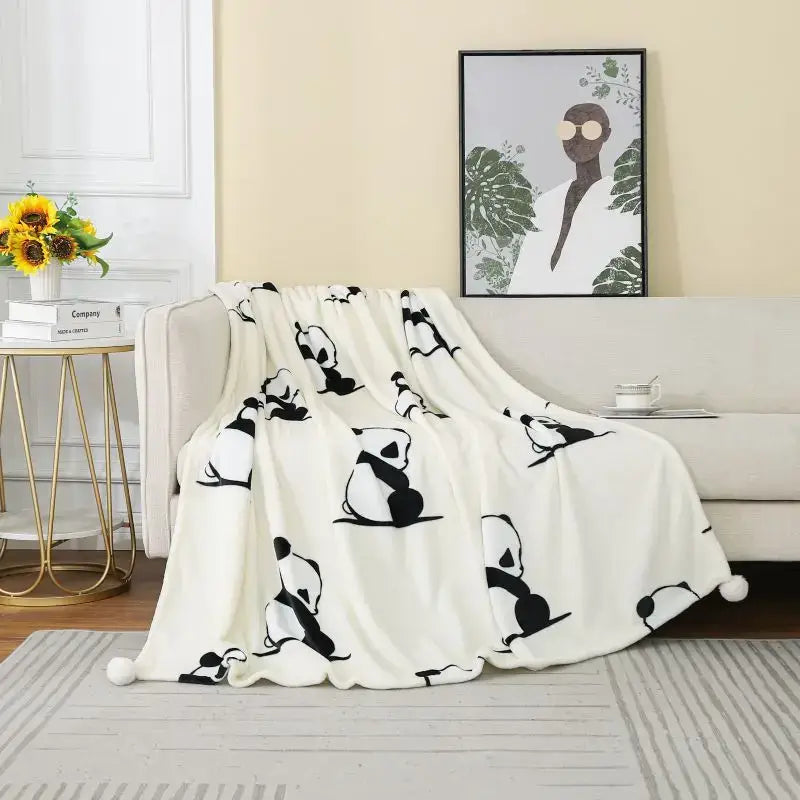 White Flannel Fleece Blanket