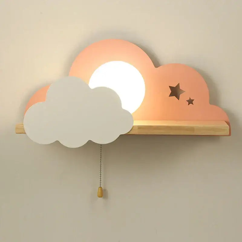 Peach Cloud Wall Lamp