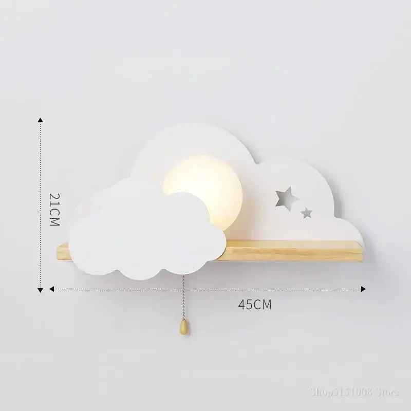 Peach Cloud Wall Lamp