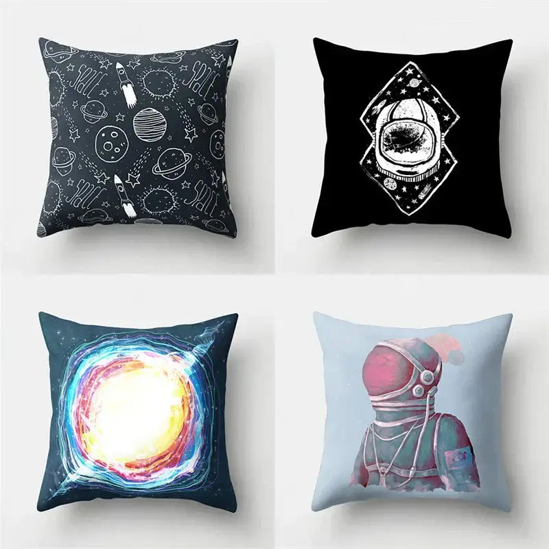 Astronaut Square Pillowcase
