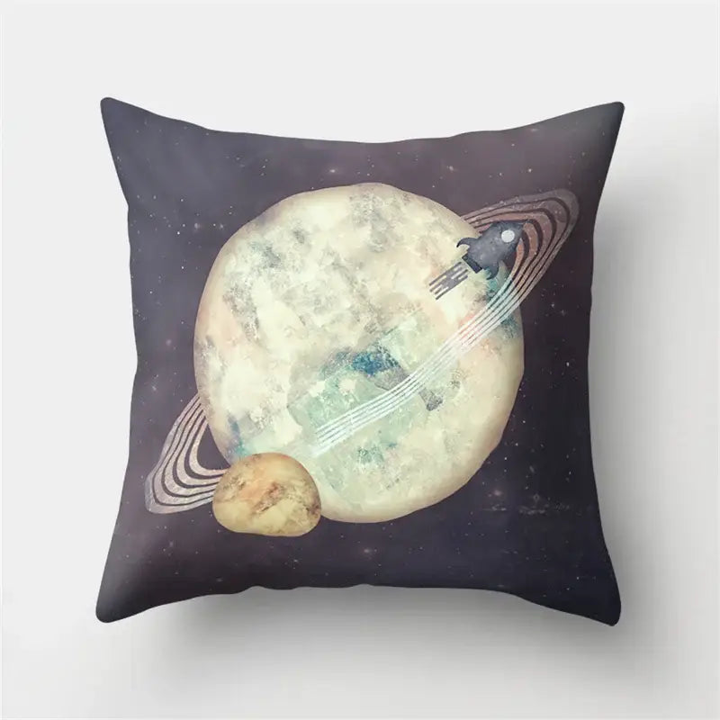 Astronaut Square Pillowcase