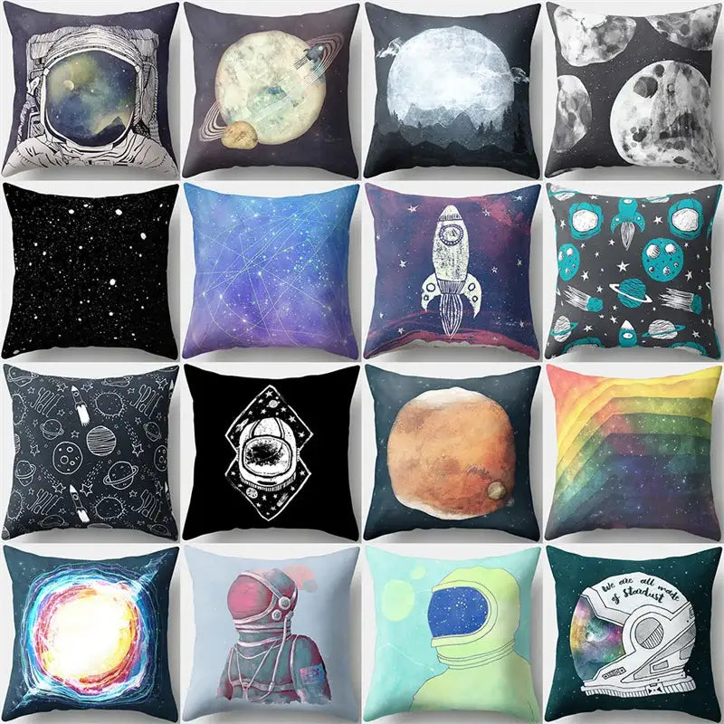 Astronaut Square Pillowcase