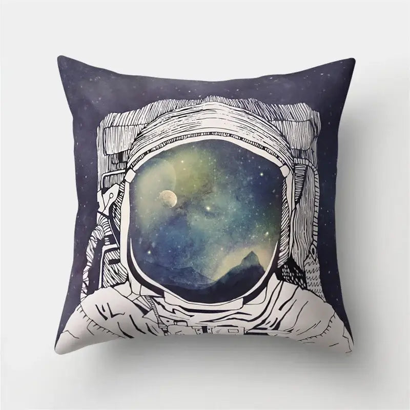 Astronaut Square Pillowcase