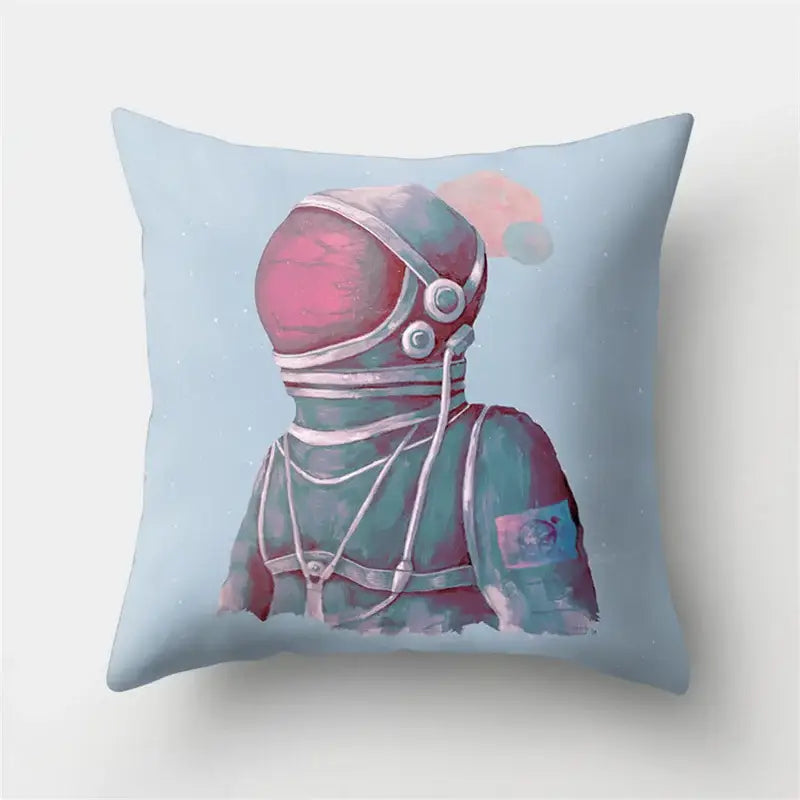 Astronaut Square Pillowcase