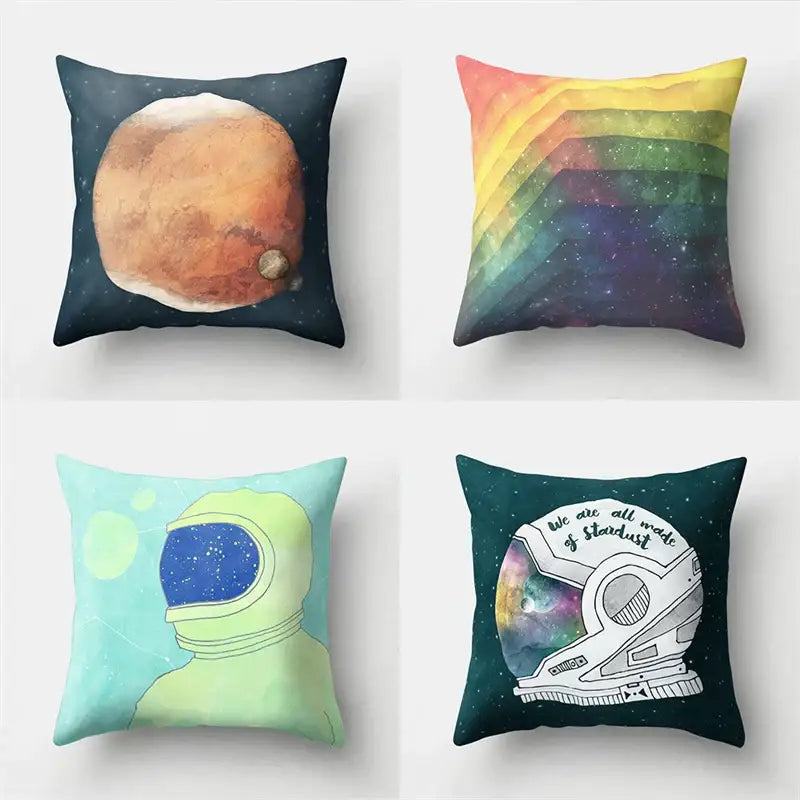 Astronaut Square Pillowcase