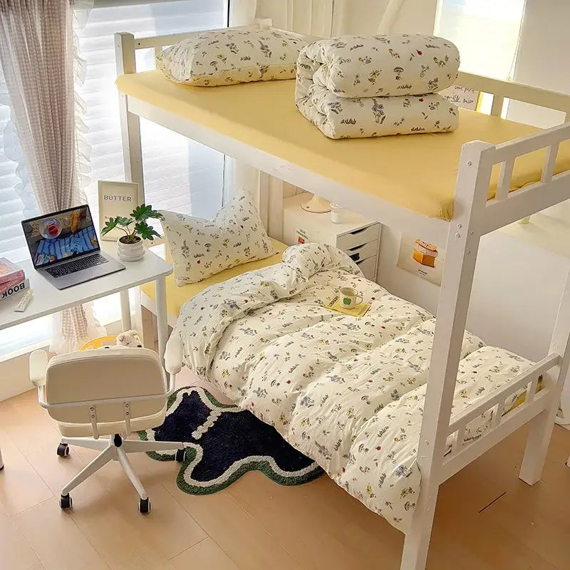 Cream Cat Duvet Set