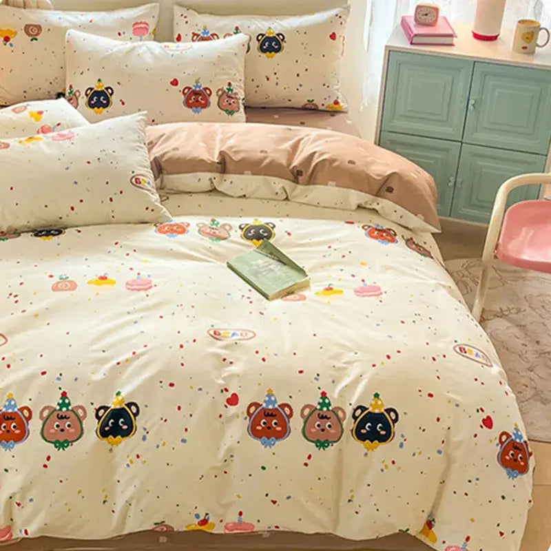 Cream Cotton Duvet Cover