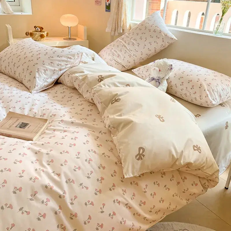 Cream Cotton Duvet Cover