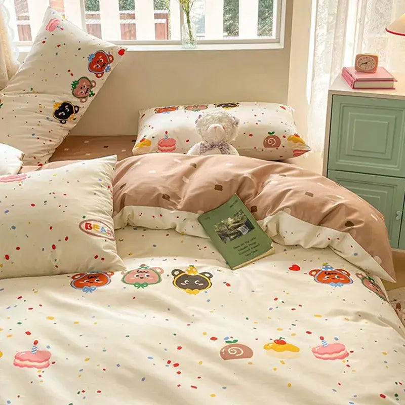 Cream Cotton Duvet Cover