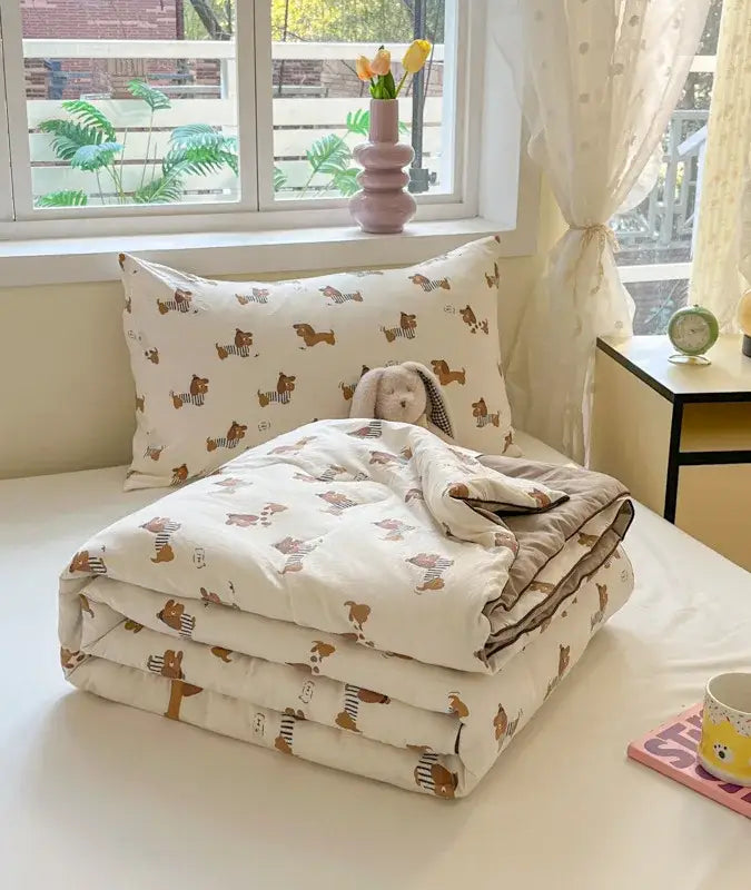 Yellow Cooling Summer Quilt