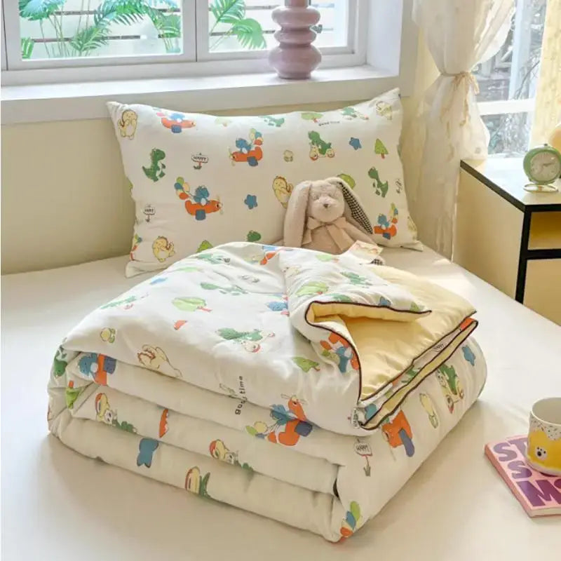 Yellow Cooling Summer Quilt