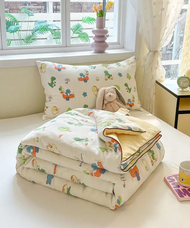Yellow Cooling Summer Quilt