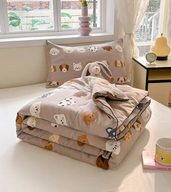 Yellow Cooling Summer Quilt