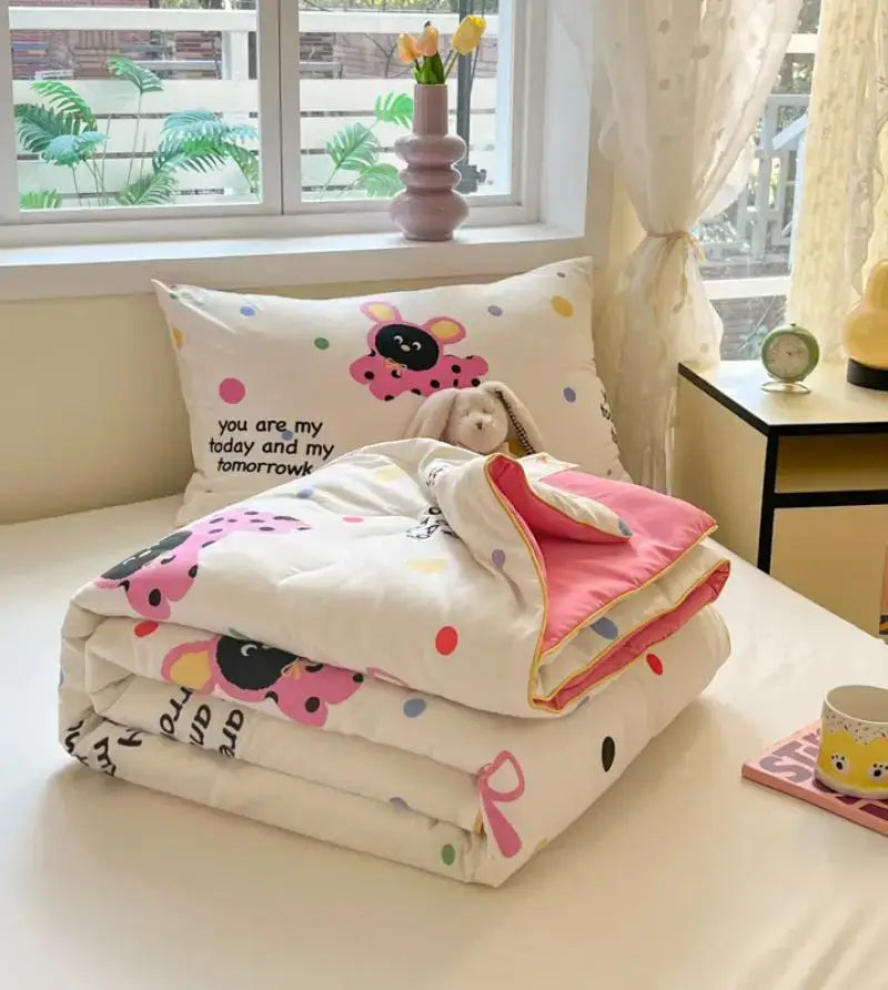 Yellow Cooling Summer Quilt