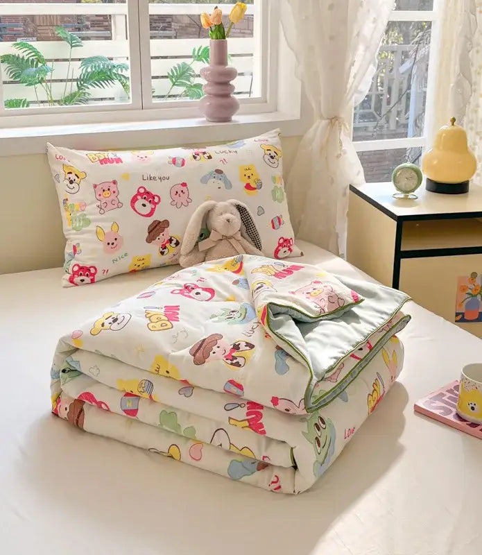 Yellow Cooling Summer Quilt