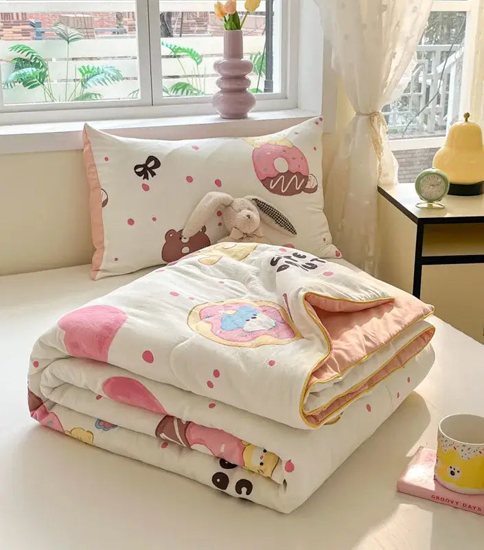 Yellow Cooling Summer Quilt