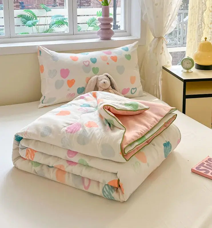 Yellow Cooling Summer Quilt