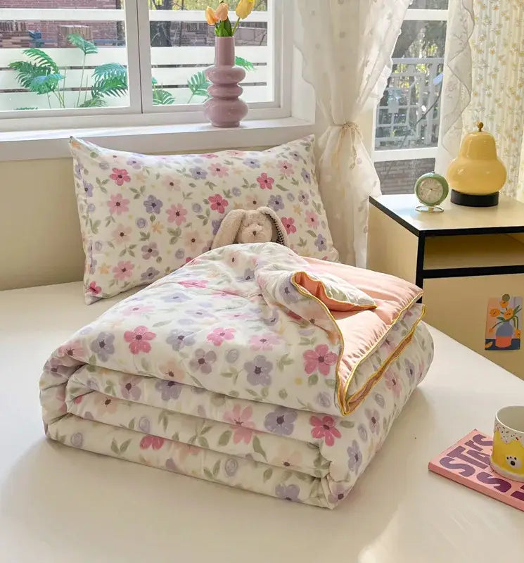 Yellow Cooling Summer Quilt