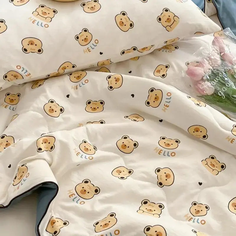 Yellow Cooling Summer Quilt