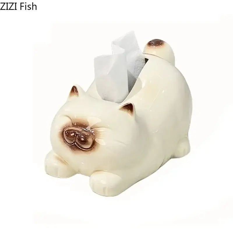 Siamese Kitten Tissue Box