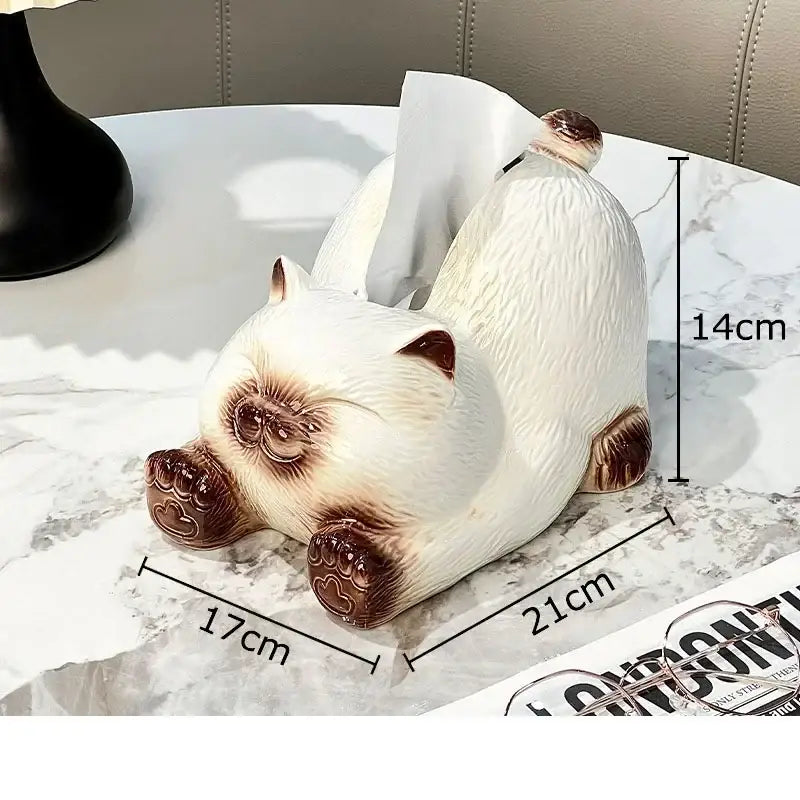 Siamese Kitten Tissue Box