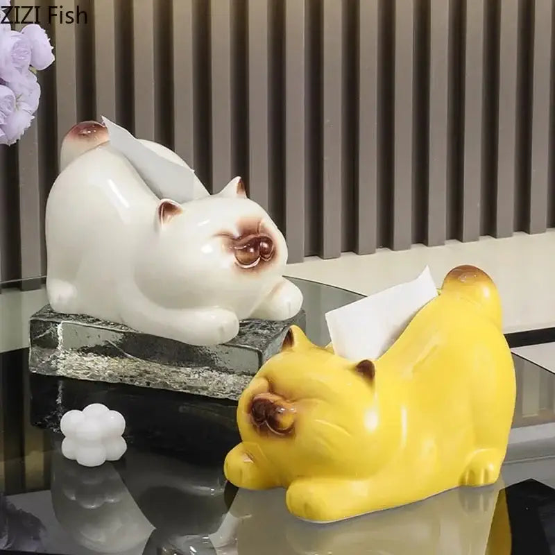 Siamese Kitten Tissue Box