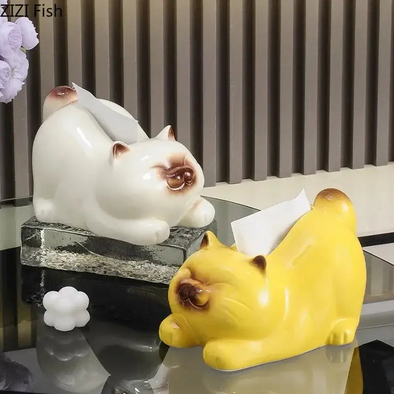 Siamese Kitten Tissue Box