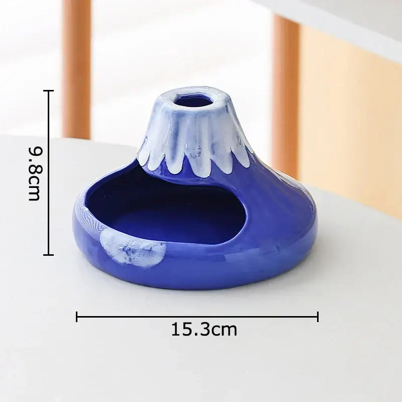 Red White Volcanic Ashtray