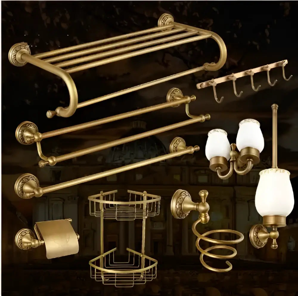 Bronze Hardware Set Lamps