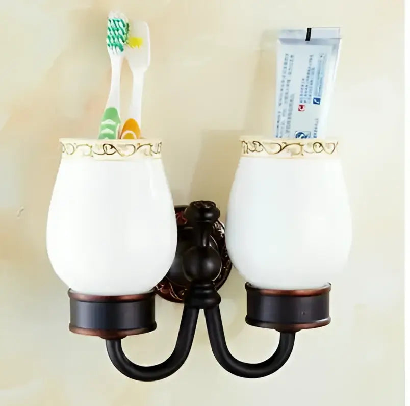 White Gold Ceramic Set