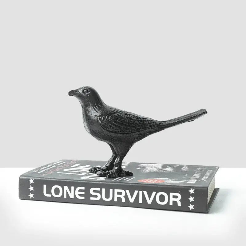 Cast Iron Bird Figurine
