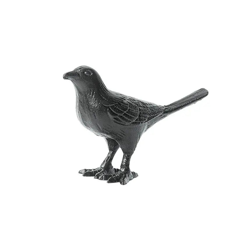 Cast Iron Bird Figurine