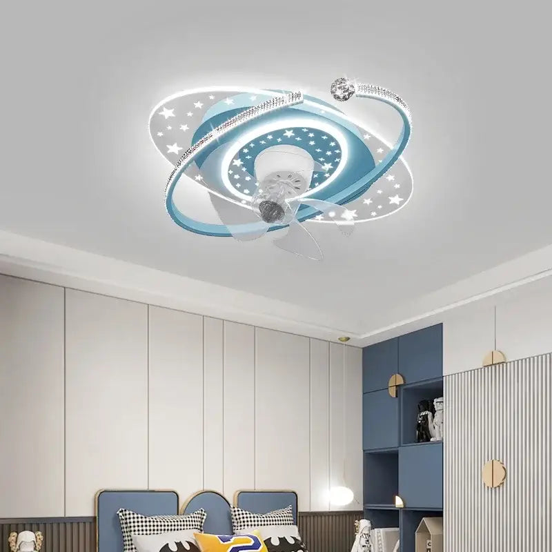 Starlight Crystal Ceiling Fan