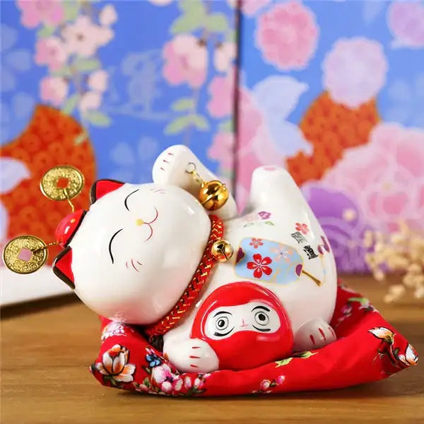 Floral Ceramic Piggy Bank