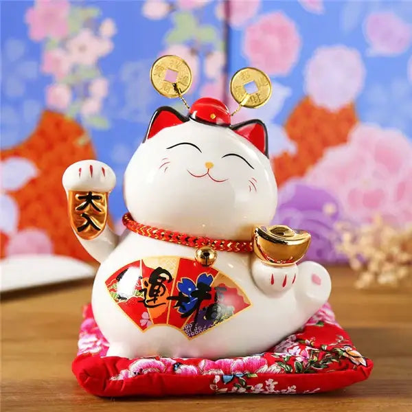 Floral Ceramic Piggy Bank