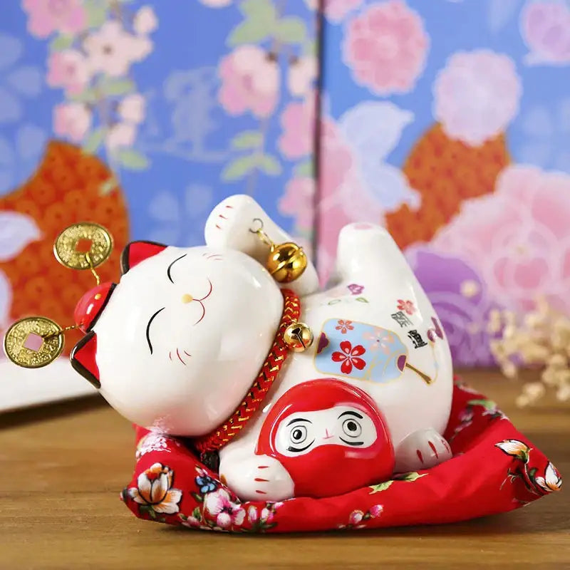 Floral Ceramic Piggy Bank