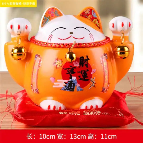 Floral Ceramic Piggy Bank