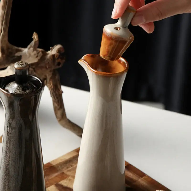 Glazed Ceramic Pot Set