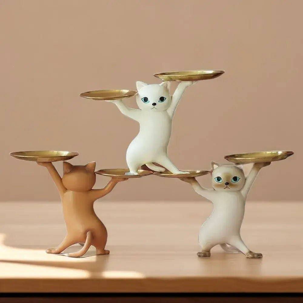 Ceramic Cat Storage Tray